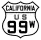 U.S. Route 99W marker