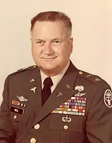 Spurgeon Neel, MD Maj General, U.S. Army, aeromedical evacuation pioneer