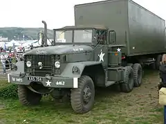 M52 Semi-tractorwith van trailer