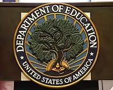 Official seal of the United States Department of Education