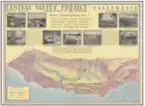 US Department of Interior Bureau of Reclamation - Central Valley Project Map 1938