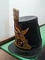 Museum 19th century infantry hat, or shako