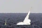 Submarine launch from USS Florida