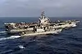 JS Hamagiri coming alongside USS Ronald Reagan on 17 March 2007.