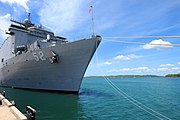 US Navy USS Pearl Harbor in SLN Dockyard, Trincomalee.