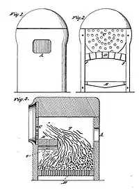 Fire arch diagram from patent 18,883
