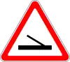 1.34 Attention, the device blocking the railway crossing