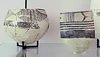 Ubaid IV pottery jars 4700–4200 BC Tello, ancient Girsu, Louvre Museum.