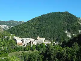 A general view of the village of Ubraye