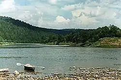 The Ufa River near the work settlement of Arti in Artinsky District