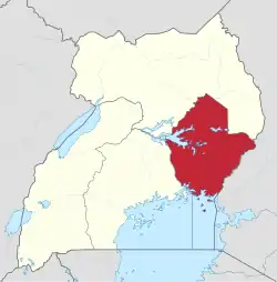 Eastern Region, Uganda is located in Uganda