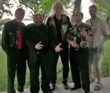 Left to right: Dave Prentice, Dave Hoffman, Bob Eveslage, Gregory J. Paul, James Miller. Lakeside Pavilion, Barrett, MN. 2005 reunion tour