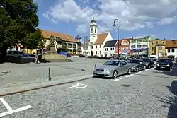 Masarykovo Square and the town hall