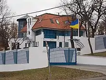 The Ukrainian embassy in Hungary, in Hegyvidék, Budapest