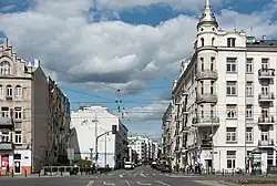 Ulica Ząbkowska, one of Praga's main streets