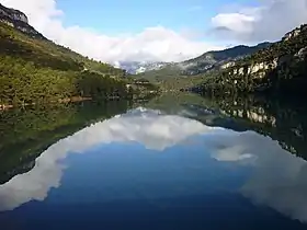Ulldecona Reservoir in the Tinença de Benifassà