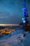 Ulriken TV Tower at night