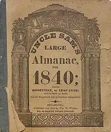 Uncle Sam's large almanac for 1840