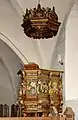 Pulpit, Undløse Church (1643)