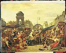 Une Scene du Marche des Innocents, 1814. Paris: Musée du Louvre département des Peintures