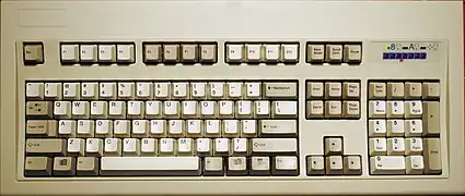 Unicomp Classic 104 (UNI044A) keyboard, manufactured April 23, 2012.