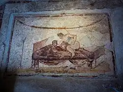 Erotic Fresco from the Lupanar brothel
