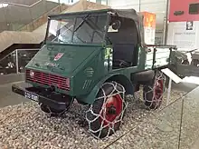 1948 Unimog U6, second oldest Unimog that still exists to this day, it is a Cabrio version without doors.