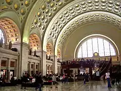 Interior arches in Washington Union Station, Washington, D.C. (2006)
