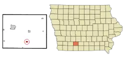 Location of Arispe, Iowa