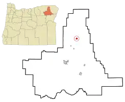 Location in Oregon