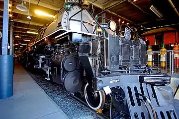 Union Pacific Big Boy No. 4005 inside the museum