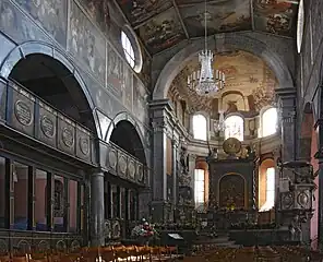 Inside of the Unionskirche towards the main altar.