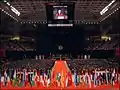 Inside United Supermarkets Arena prior to a graduation ceremony