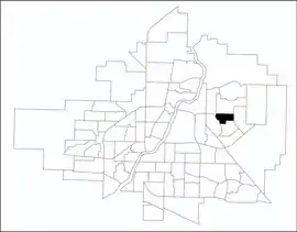 University Heights SC location map