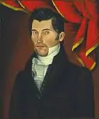 Unknown Gentleman with Red Drape. Hidden behind a $25 lithograph, this portrait sold for $79,000 at auction.