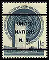 Precancel stamp of the United Nations Postal Administration
