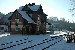 Abandoned train station