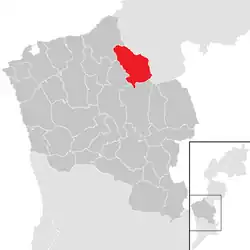 Location within Oberwart district