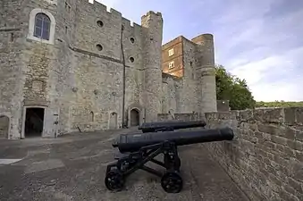 Water bastion, main building and north tower