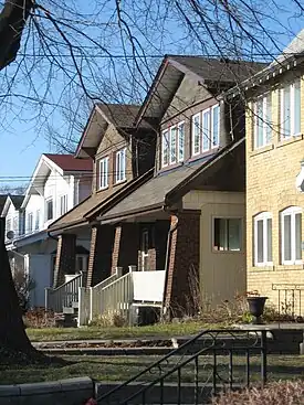 Typical houses in the Upper Beaches