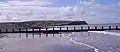 Borth Beach in the summer, looking south