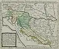"Turkish Croatia" (Türkisch Croatien) and "Turkish Dalmatia" (Türkisch Dalmatien) on an Austro-Hungarian military map from 1813.