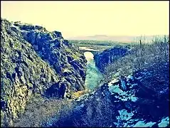 The canyon seen from north-western part