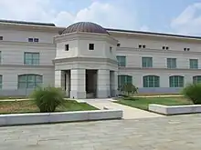 Photo of the exterior of Commodore Uriah P. Levy Center and Jewish Chapel