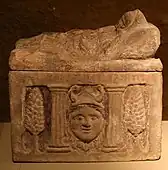 Funerary urn, c. 210–90 BC. Museo archeologico nazionale Siena, Italy