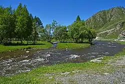 Ursul river in Tuyekta