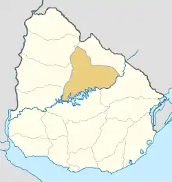 Tacuarembó Department is located in Uruguay
