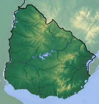 Chuí Stream is located in Uruguay