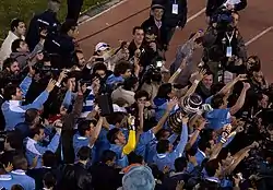 Image 6The Uruguay National Football Team winning the 2011 edition of the Copa America, hosted by Argentina (from Culture of Uruguay)