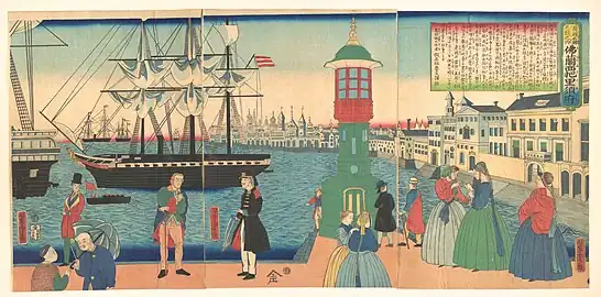 Utagawa Yoshitora, Paris, France, 1862